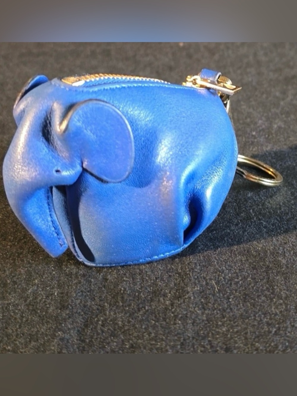 Loewe Blue Elephant Keyring and Coin purse